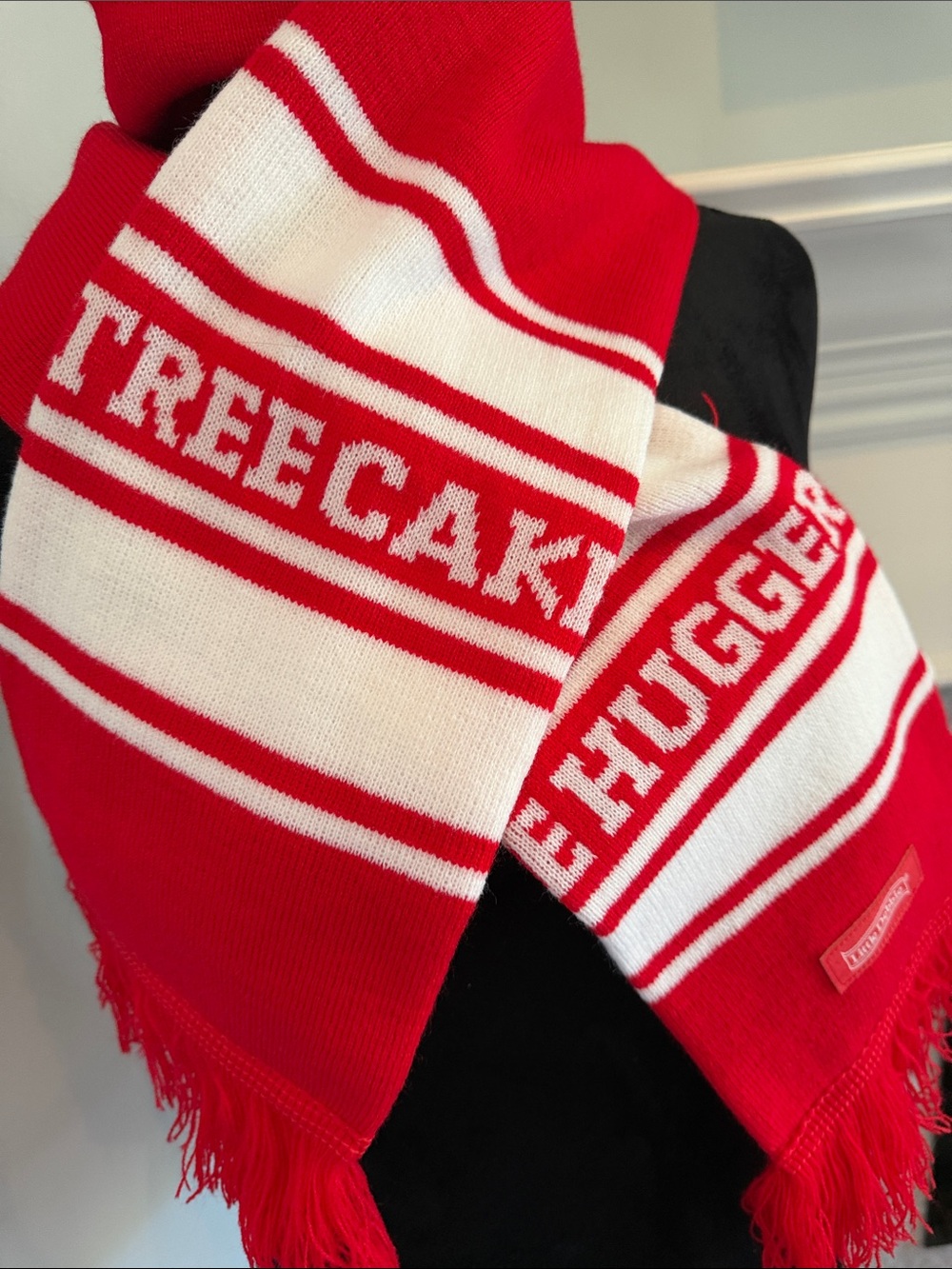 Little Debbie Christmas Tree Red & White Pom Beanie Scarf Set - Picture 3 of 3